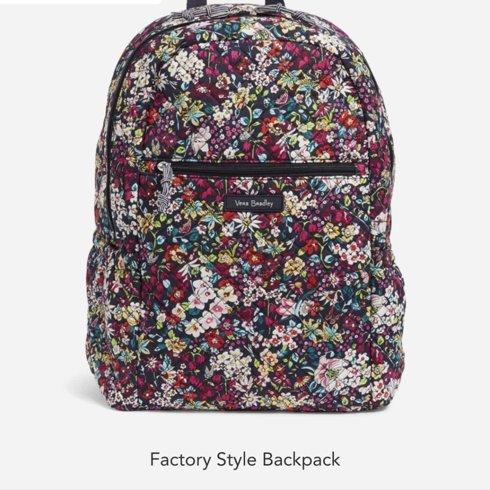 Vera Bradley Factory Style Backpack NWT - Picture 13 of 14